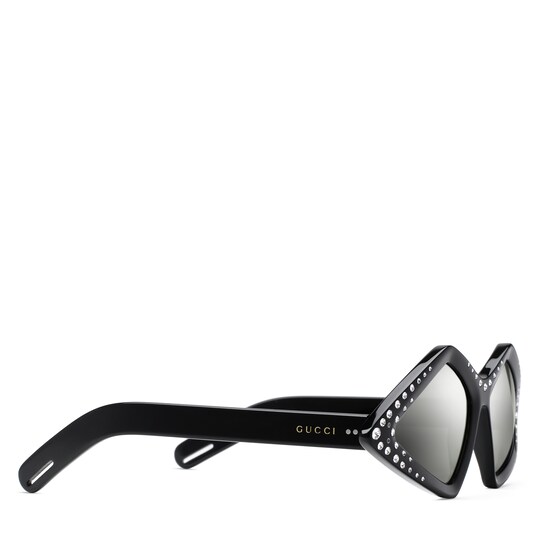 Gucci Diamond-frame sunglasses with crystals. 1 Gucci Diamond-frame sunglasses with crystals. 1