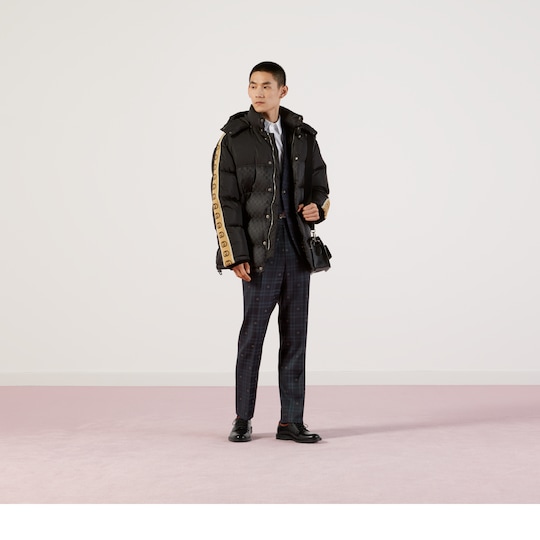 Gucci Fitted bee check wool suit. 1 Gucci Fitted bee check wool suit. 1