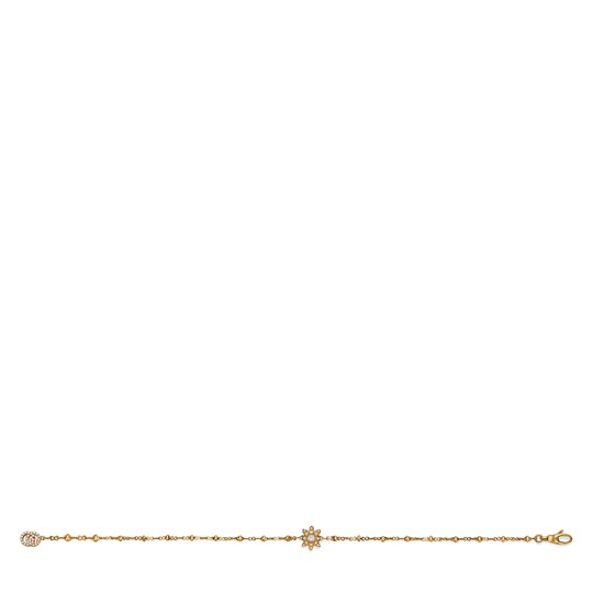 Gucci Flora 18k bracelet with diamonds. 1 Gucci Flora 18k bracelet with diamonds. 1