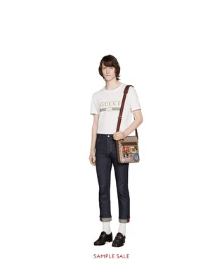 Borsa a tracolla Gucci Courrier in tessuto GG Supreme