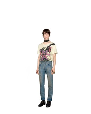 カーニヴァラスプラント プリント コットン Tシャツ