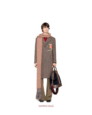 Web jacquard chenille duffle