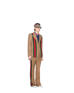 Heritage Web tape crêpe wool jacket