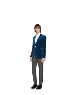Velvet formal jacket