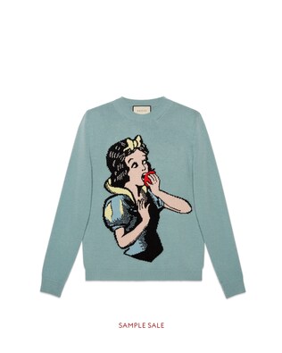 Snow White wool knit sweater