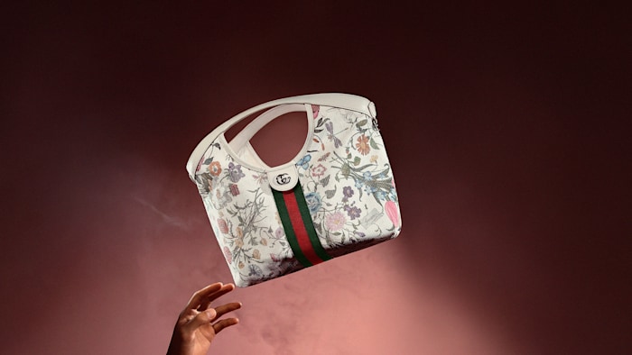 GUCCI バッグ オフィディア〕スモール トートバッグ ・ベージュ/エボニー GG