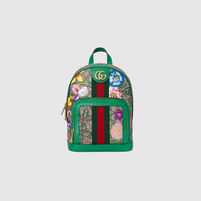 A special collection combines two of the House's most distinctive designs into an unexpected and contemporary fabric, animating classic silhouettes like the small backpack
