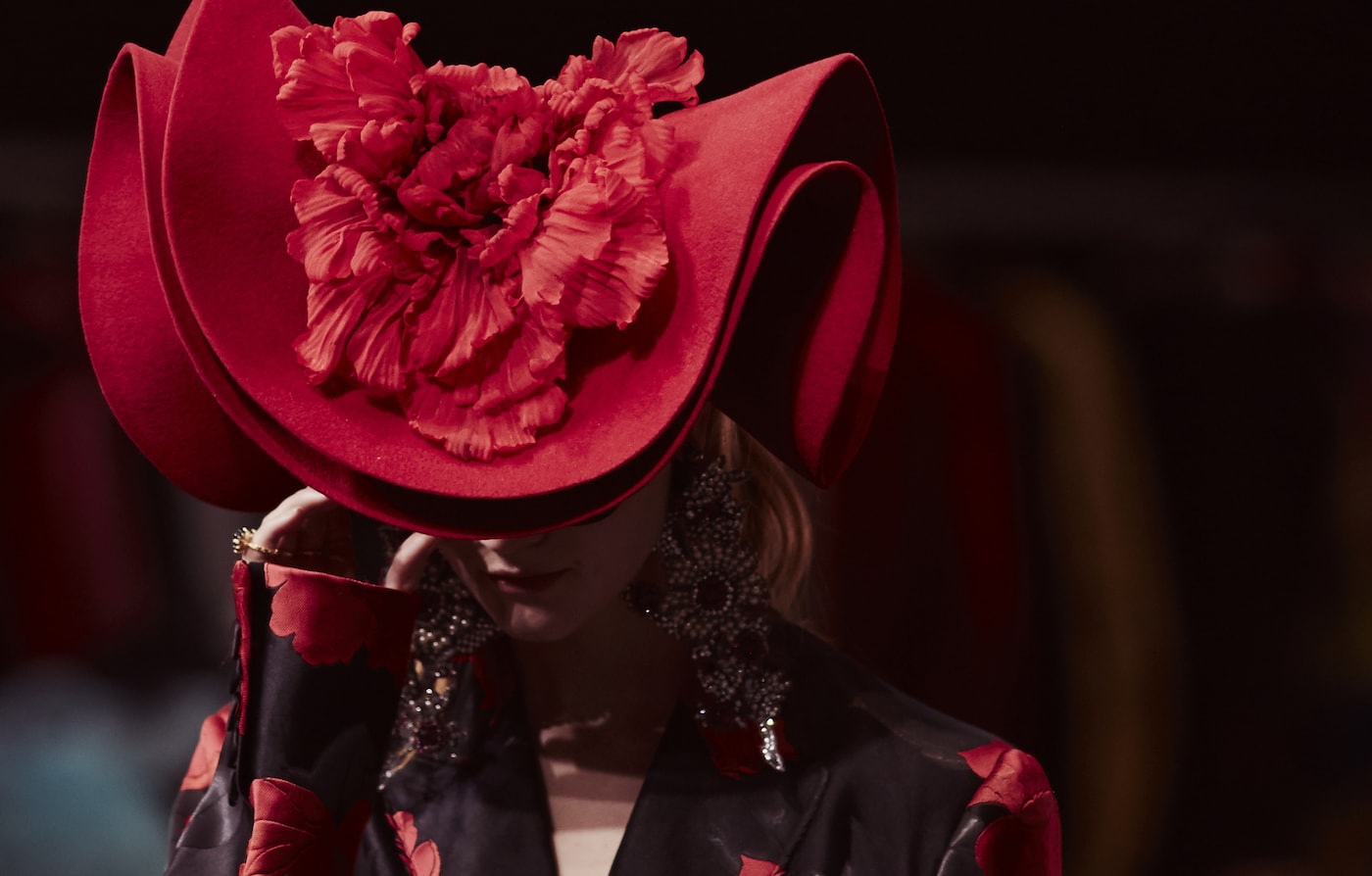 Ruffles form architectural shapes on ready-to-wear from the new collection. New Dimensions