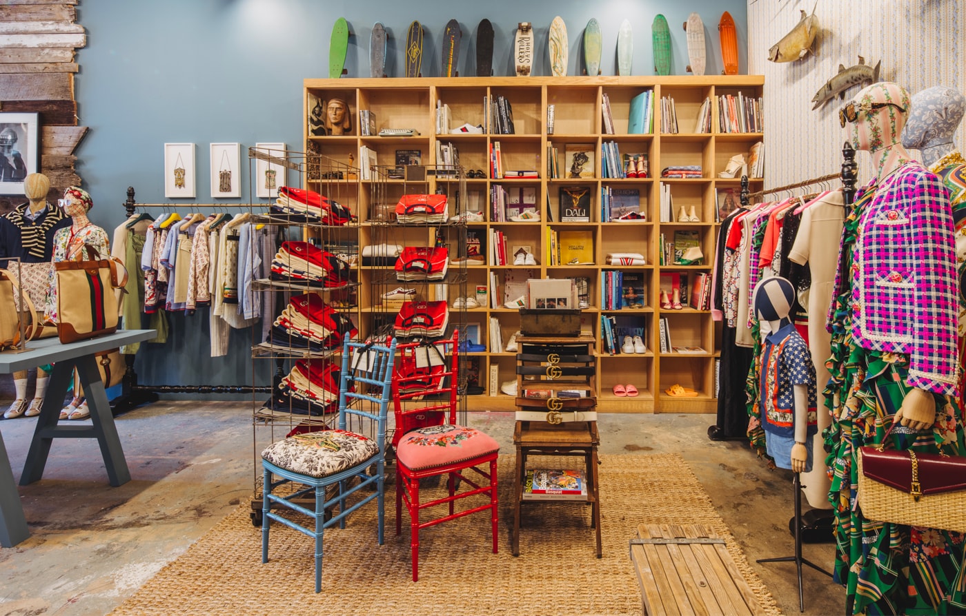 Gucci x Melet Mercantile: a temporary retail destination in Montauk, New York.Gucci x Melet Mercantile