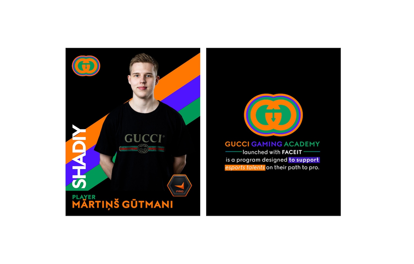 The Gucci Gaming Academy launched with FACEIT announces the next class of young esports talents.Round 2 of <br> Gucci Gaming Academy