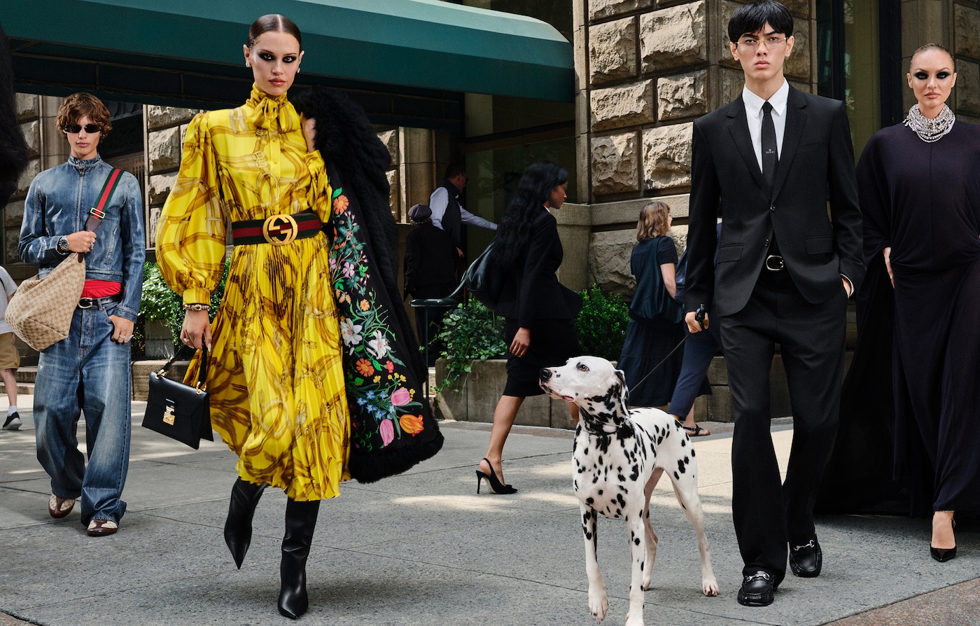 Das Haus präsentiert die GucciCore Kampagne, in der verschiedene Personen, Stile und Looks in der Metropole New York aufeinandertreffen.GucciCore