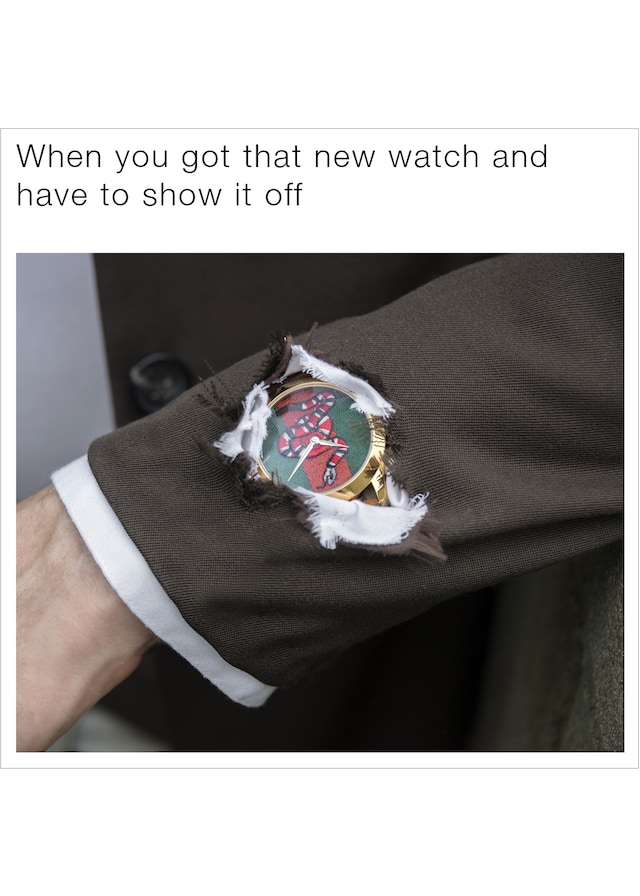 Gucci Promotes Watches With #TFWGucci Memes