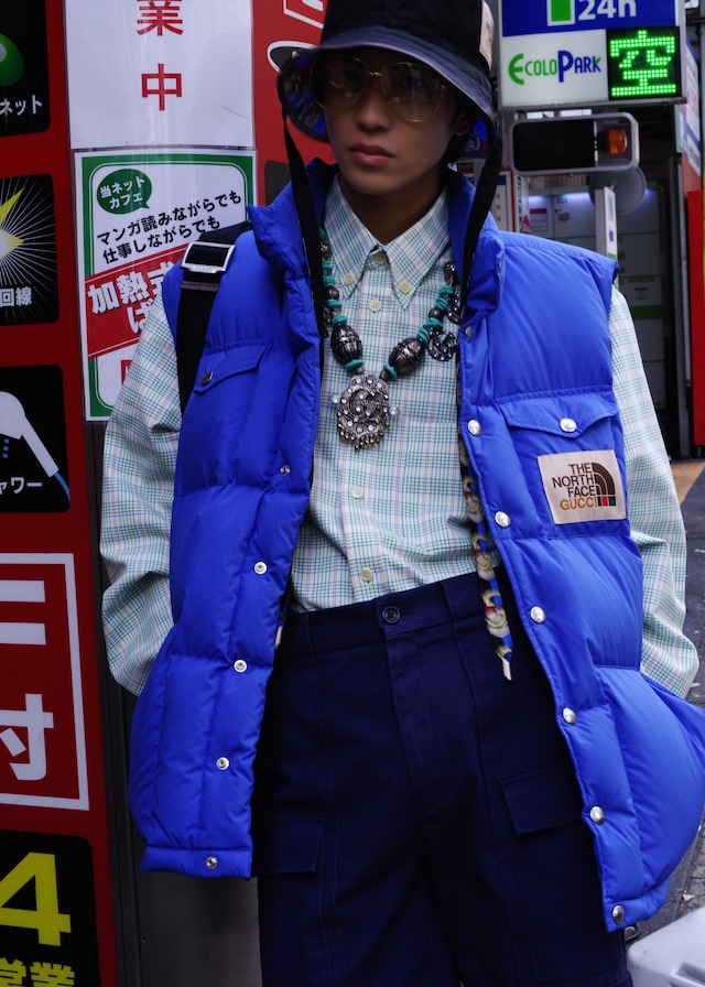 1/6発売！志尊淳着用！GUCCI THE NORTH FACE ボディバッグ-