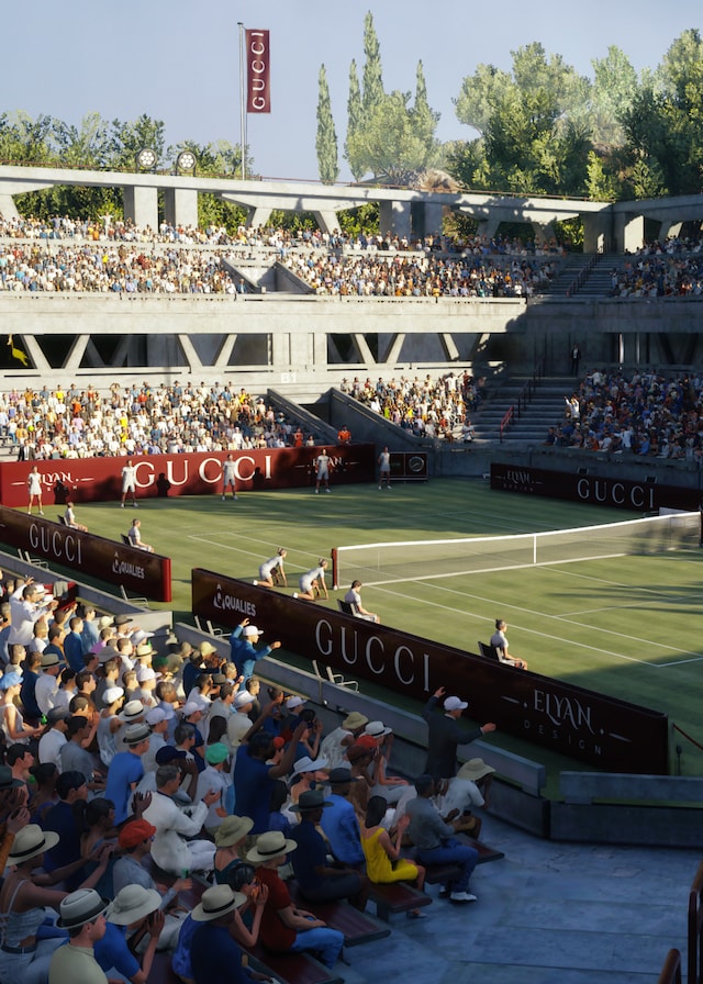 【送料無料ライン/39ショップ】 The House exclusive an in court tennis digital the enters トップス