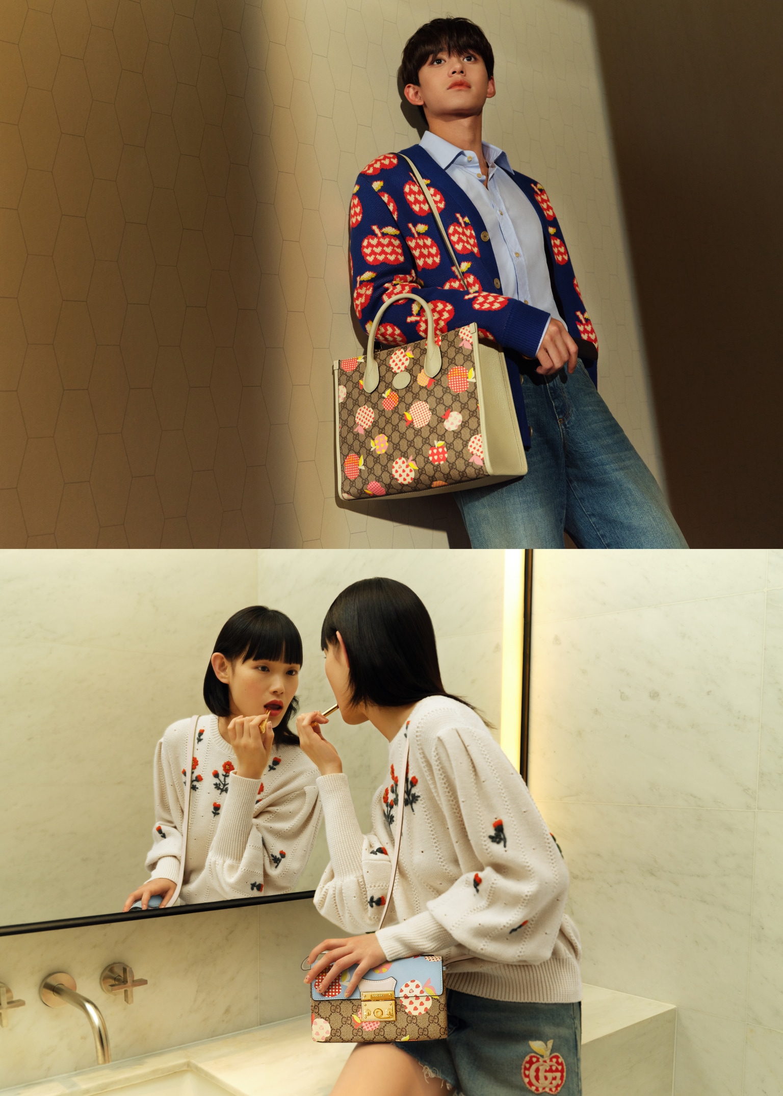 How We Met A new campaign presents Gucci Les Pommes, the House’s new