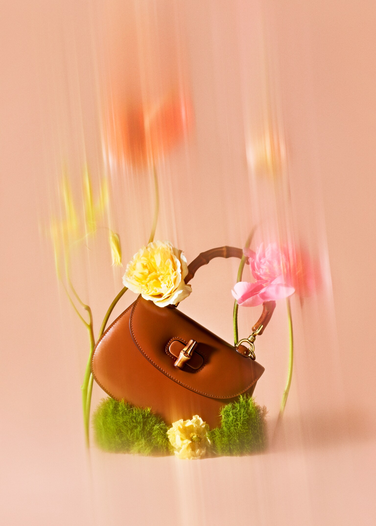 The Gucci Bamboo 1947 and Gucci Diana bags take center stage in a