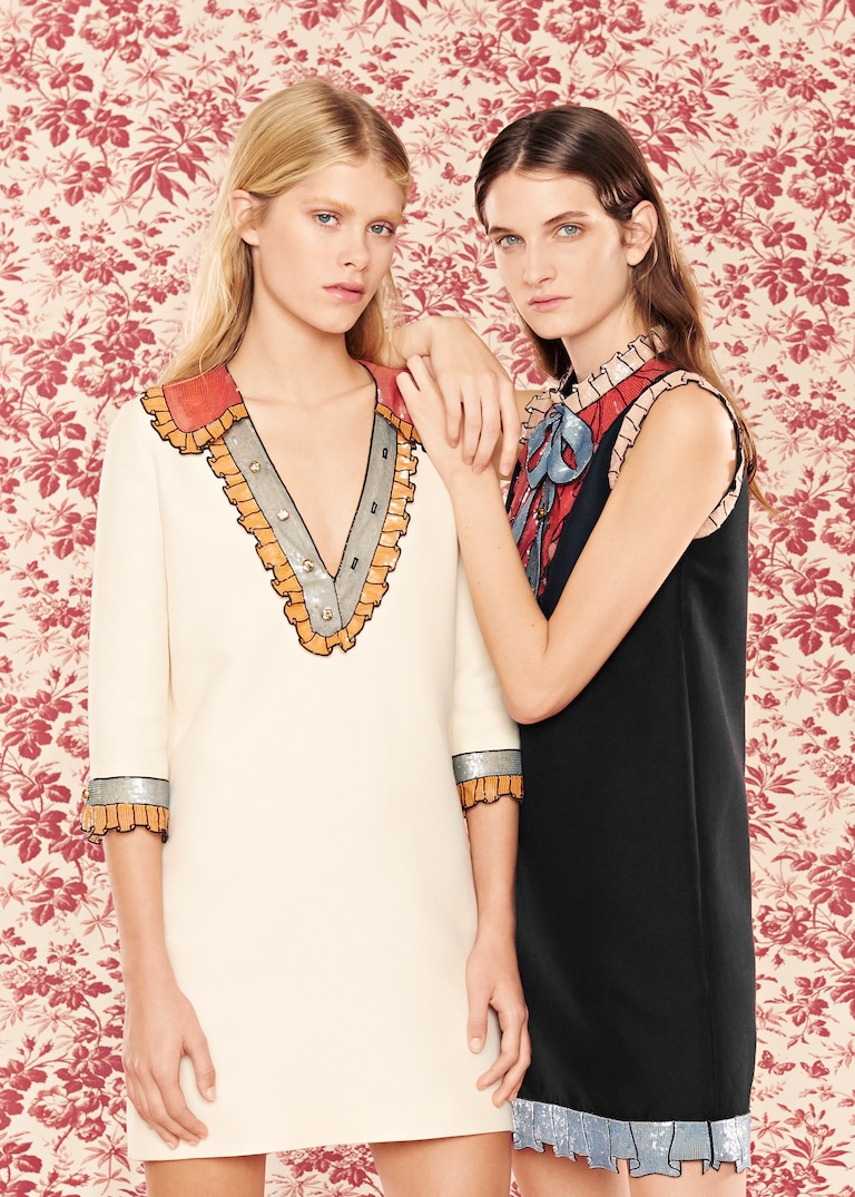 <strong>Playful touches</strong> in decorative eveningwear.Beautiful Illusion