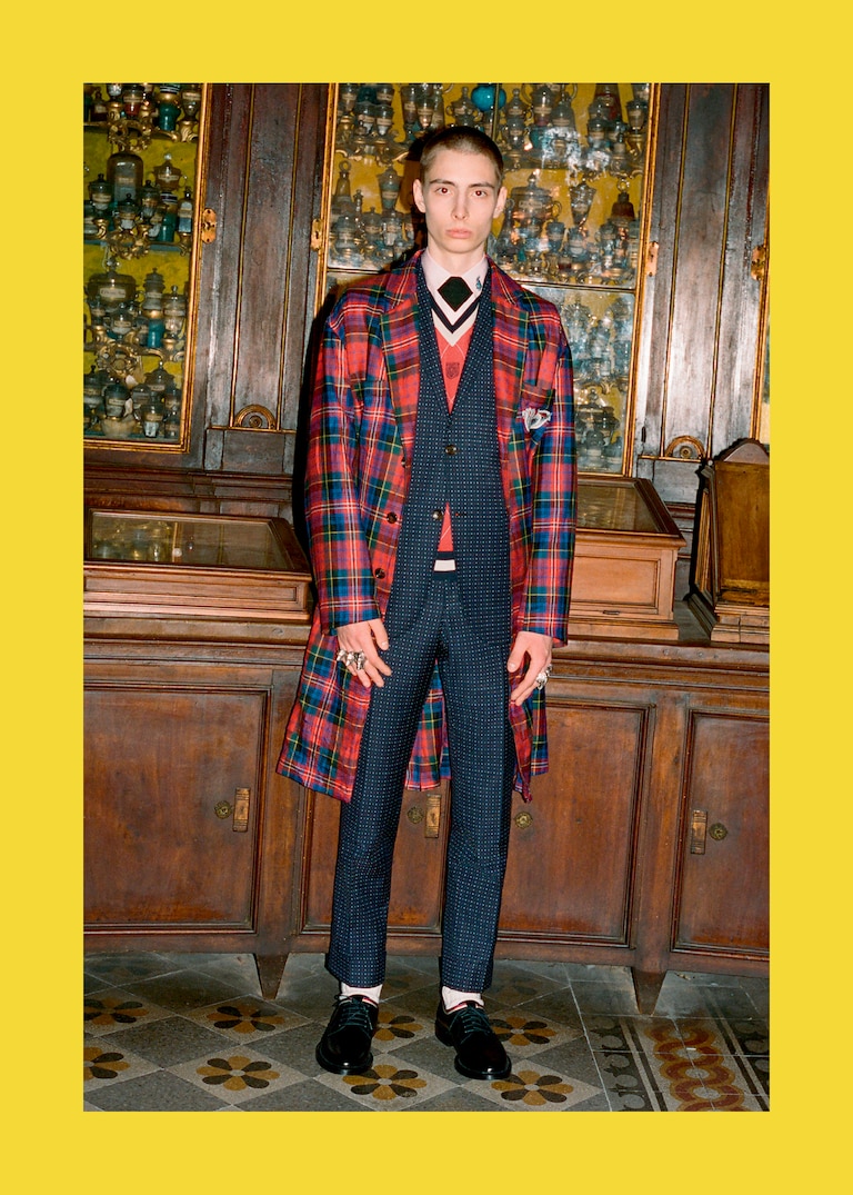 The new Gucci Tailoring collection shot by Ari Marcopoulos.Dispensing Detail