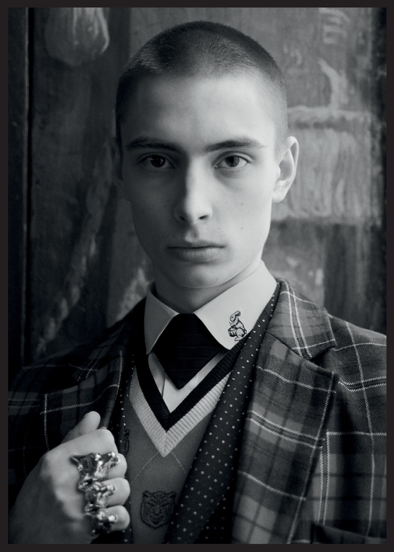 The new Gucci Tailoring collection shot by Ari Marcopoulos.Dispensing Detail