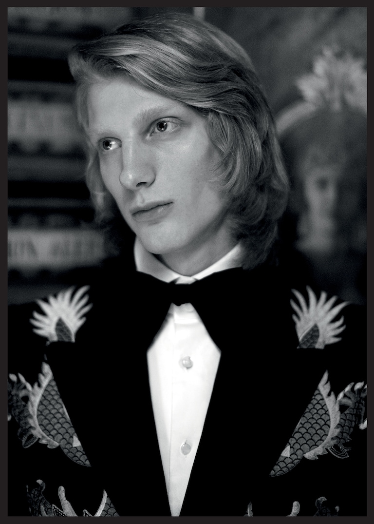 The new Gucci Tailoring collection shot by Ari Marcopoulos.Dispensing Detail