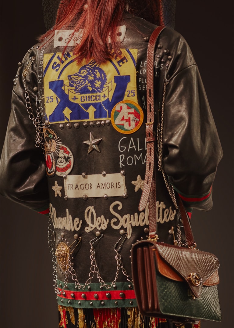 Unfolding in the Promenade Des Alyscamps after dark, the Cruise 2019 show takes inspiration from a party in a cemetery.Rave in a Cemetery