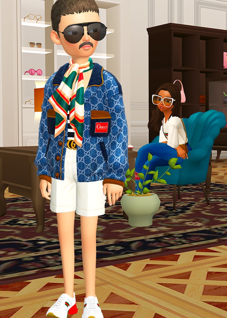 Gucci与ZEPETO 应用携手合作，让你可以亲手打造3D动画版的自己。ZEPETO x Gucci