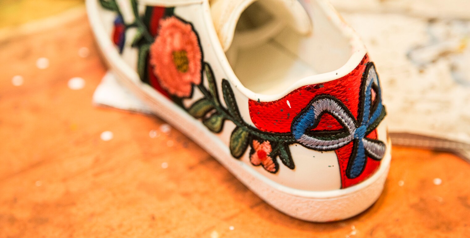 An installation for digital project Gucci 4 Rooms by Mr. featuring his ...