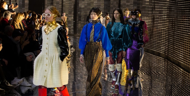 A gallery of Fall Winter 2019 runway looks. - Gucci Stories