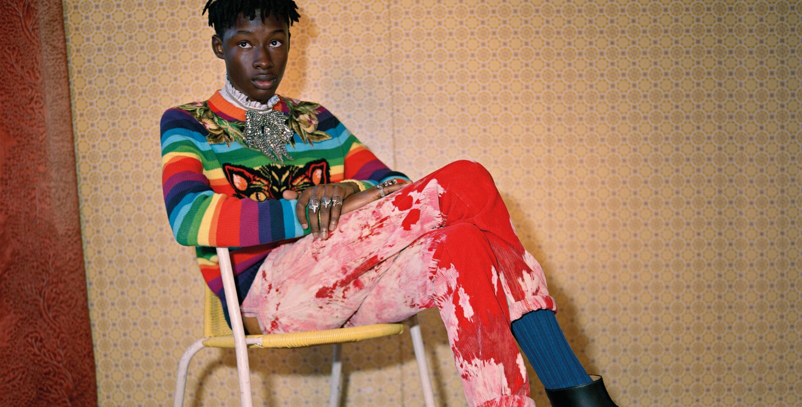 Arcane themes converge in the new men’s collection.	Brave New World