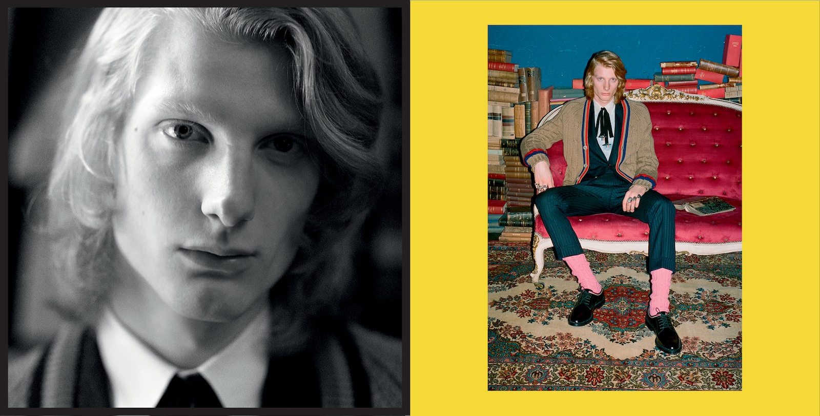 The new Gucci Tailoring collection shot by Ari Marcopoulos.Dispensing Detail