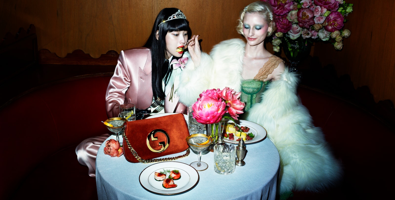 The chiaroscuro of a club reveals the new Gucci Love Parade campaign.As the Dream Begins, We Are in Here