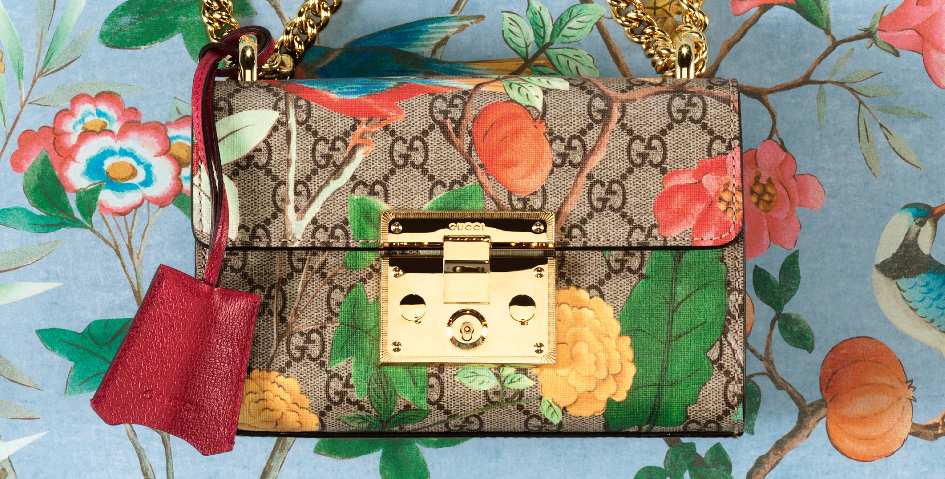 Gucci parrot bag online