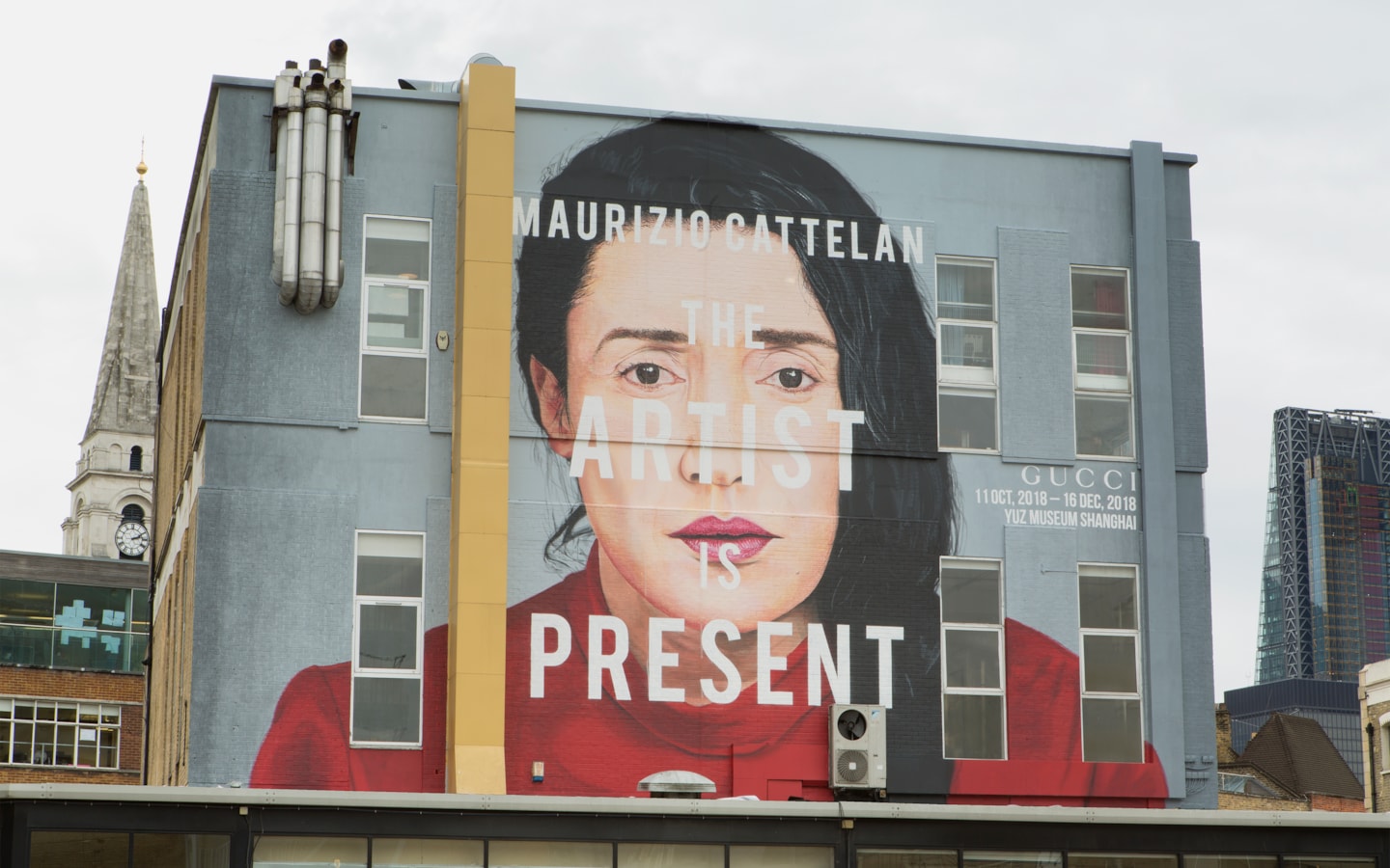 On Gucci ArtWalls around the world, a poster for the new
