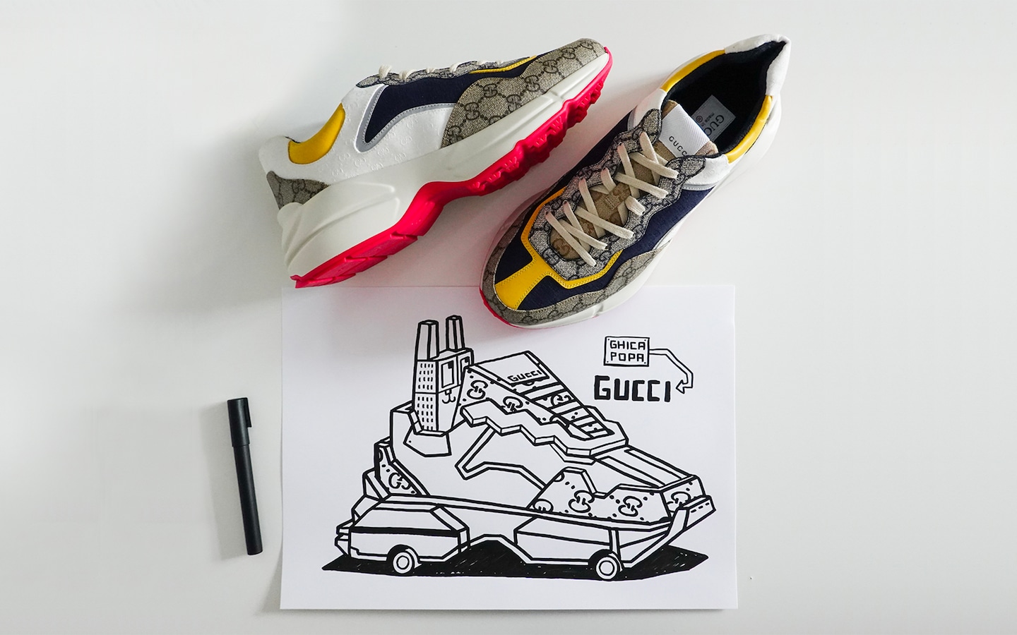 gucci virtual trainers