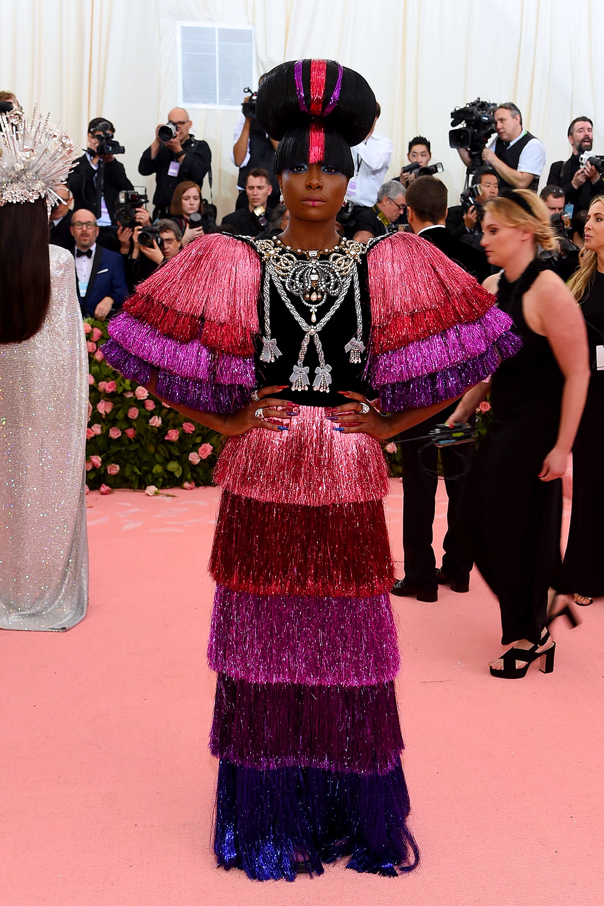 Co chaired by Alessandro Michele guests at the 2019 Met Gala celebrate the opening of Camp Notes on Fashion. Gucci Stories