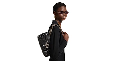GUCCI ブラック GGパターン ハンドバッグ GUCCI ショルダーバッグ ブラック GGパターン