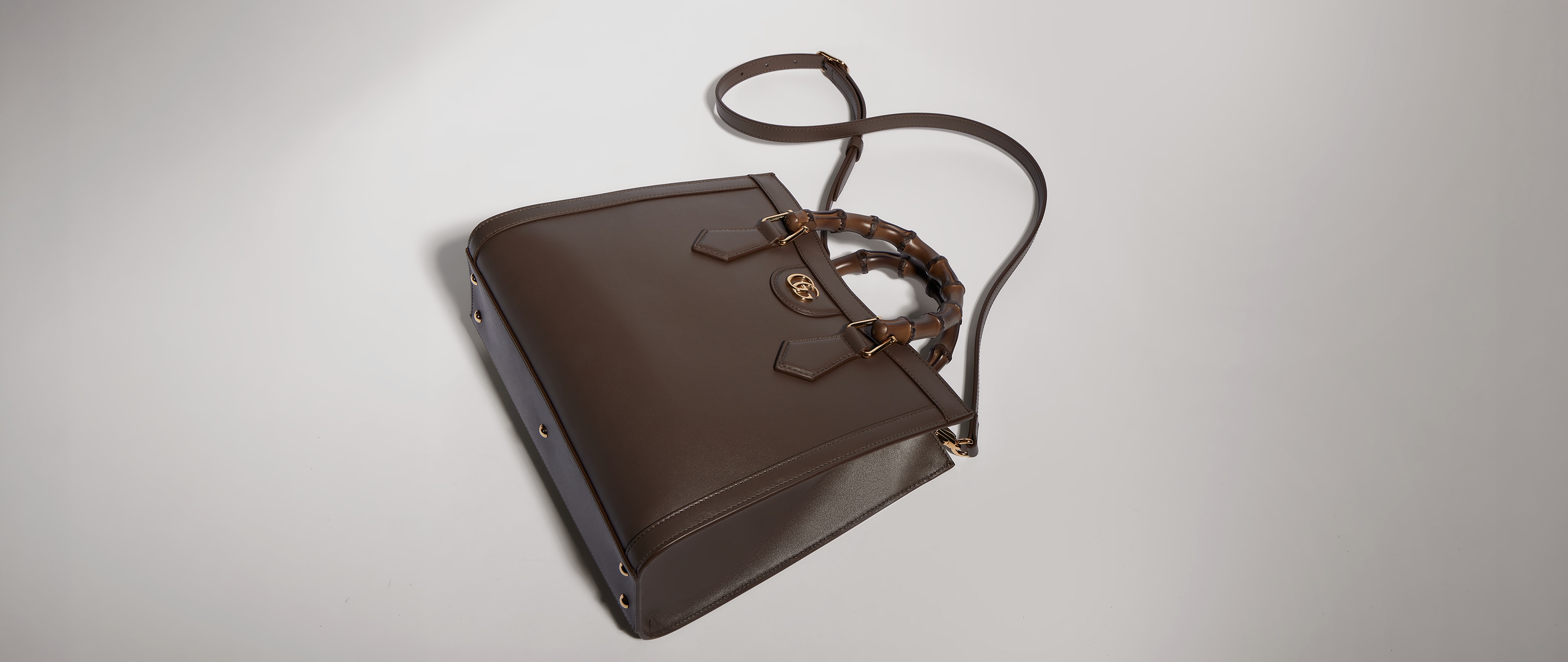 GUCCI DIANA竹节手袋