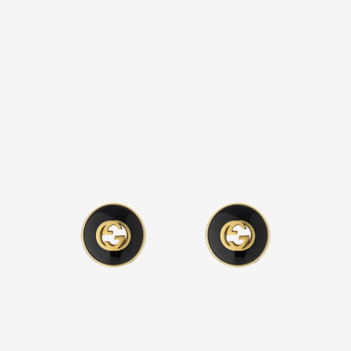 GUCCI グッチ スクエアG レザー チョーカー パテント ブラック