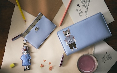 小物 GUCCI グッチ GUCCI Wホック長財布 ジャッキー 黒 小物 レザー 035