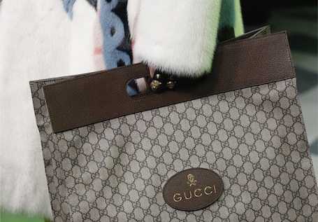 gucci canvas shoulder bag