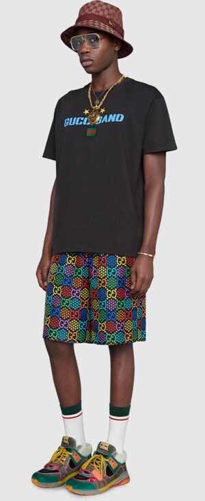 gg canvas bucket hat with double g