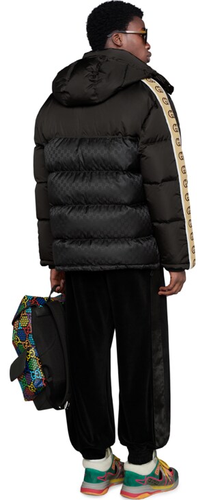 gg jacquard nylon jacket
