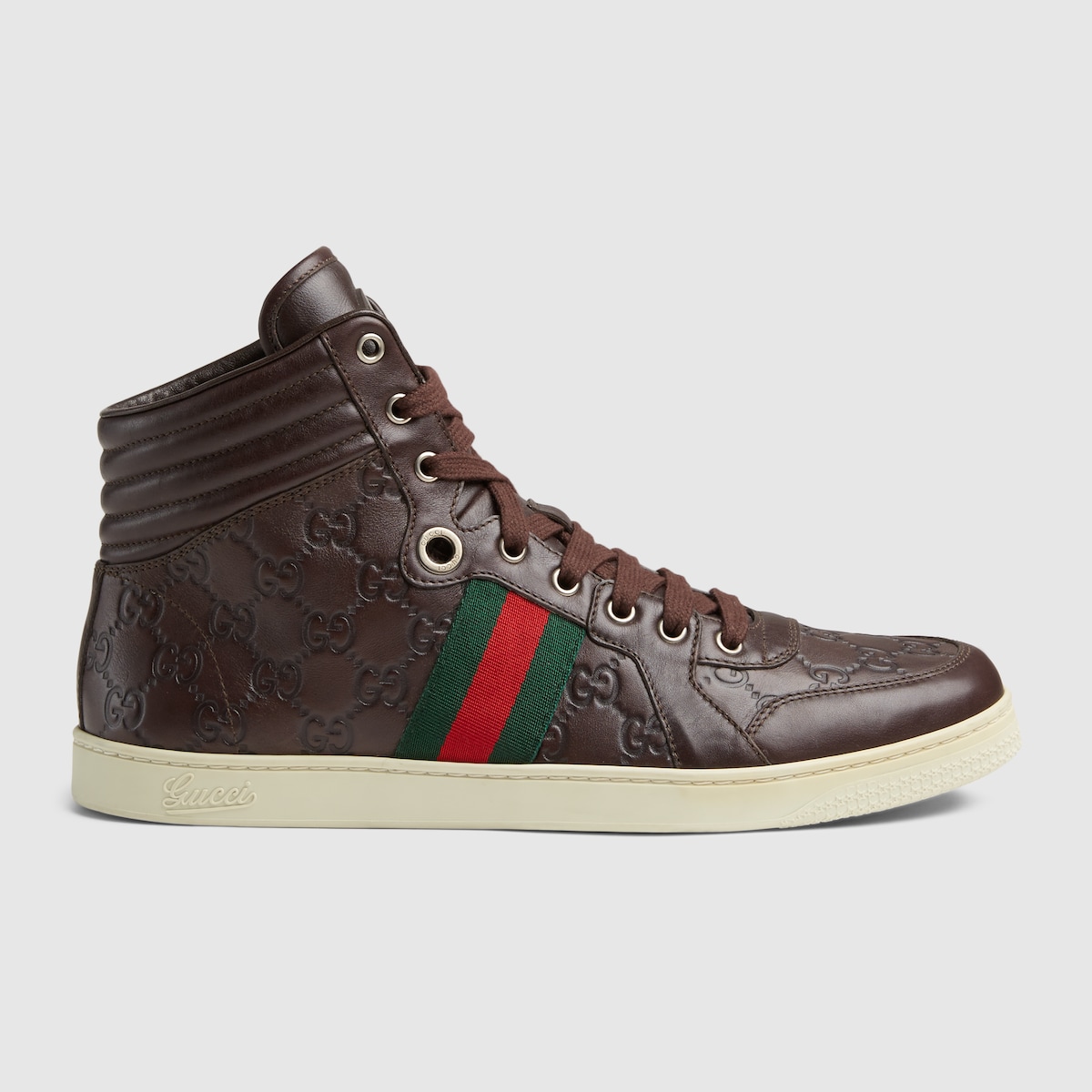 guccissima high top sneakers