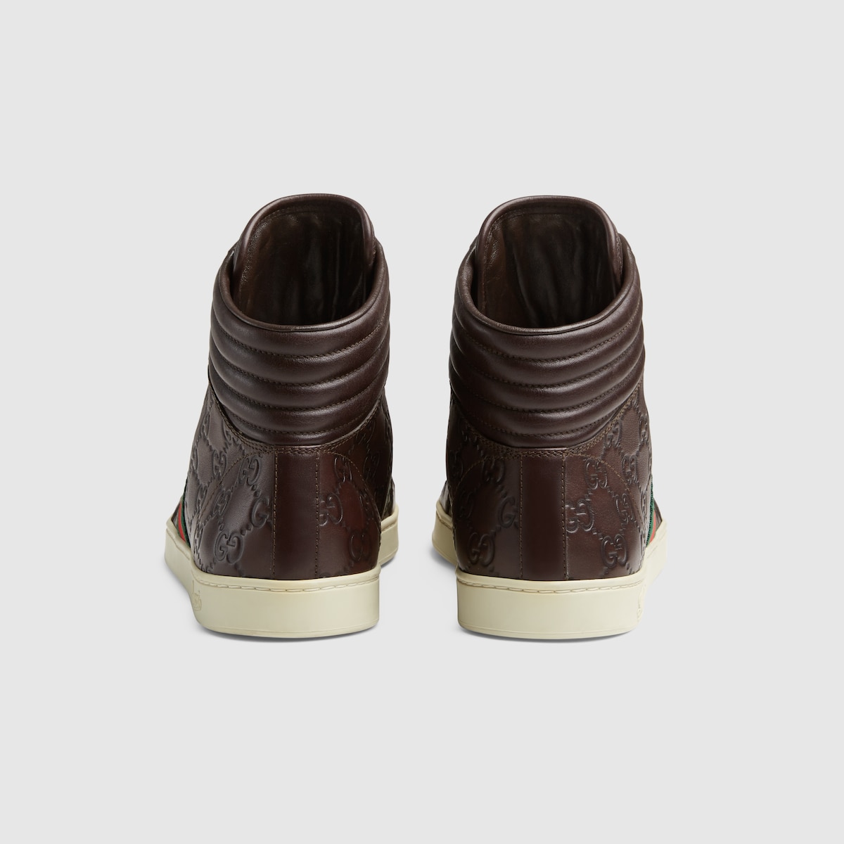 Gucci guccissima high top sneaker hotsell