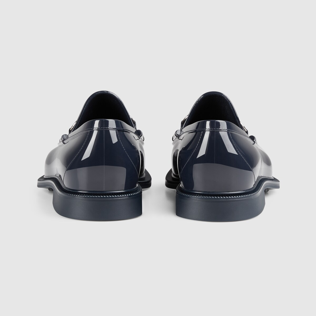 horsebit rubber loafer