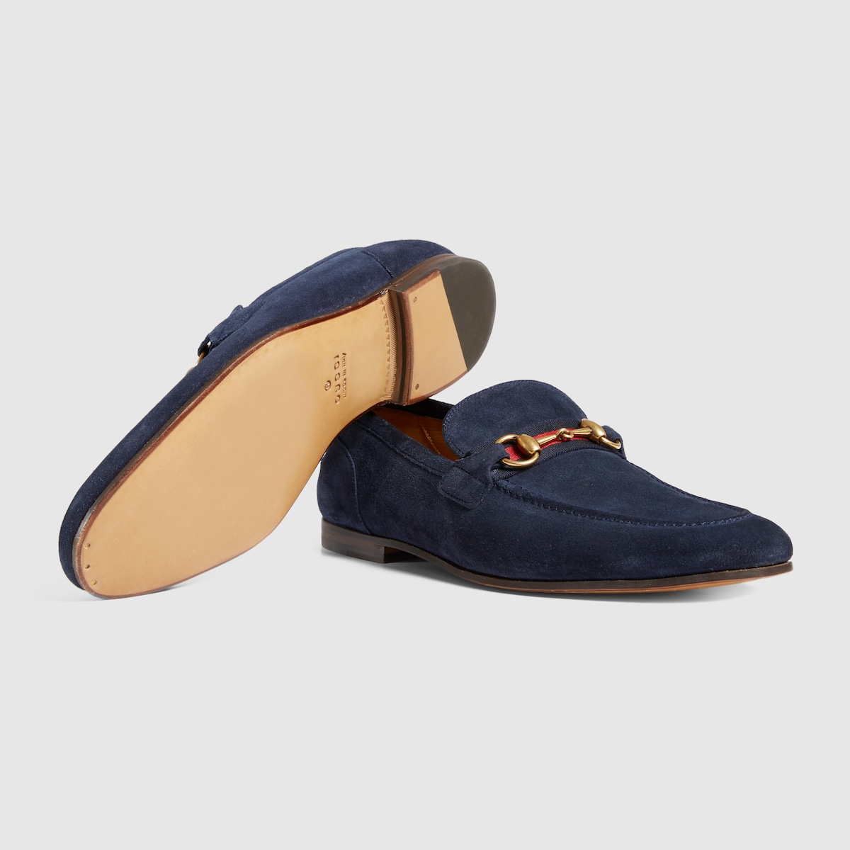 Mens suede top gucci loafers