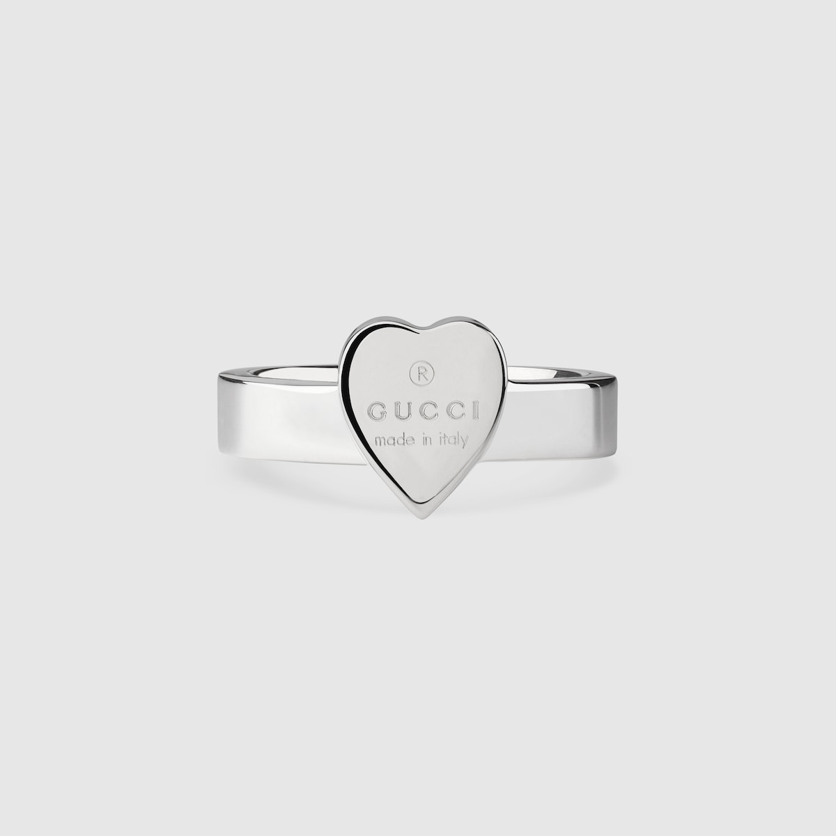 Trademark ring with heart pendant in 925 sterling silver Trademark ring with heart pendant in 925 sterling silver