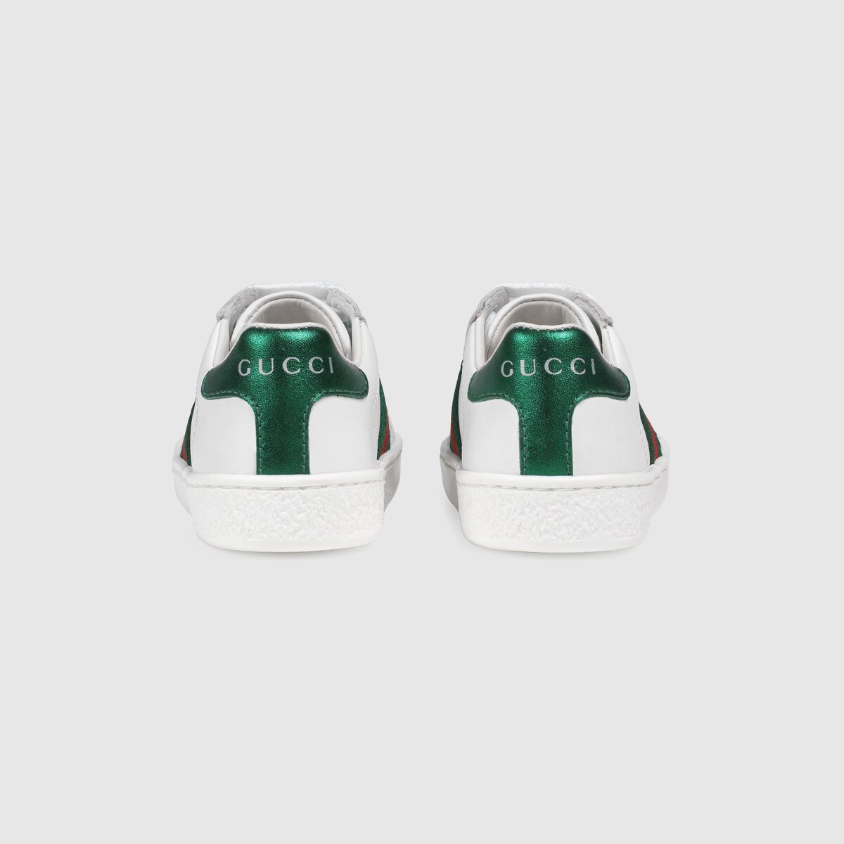 White Leather Toddler Low-top With Web - thumbnail 3
