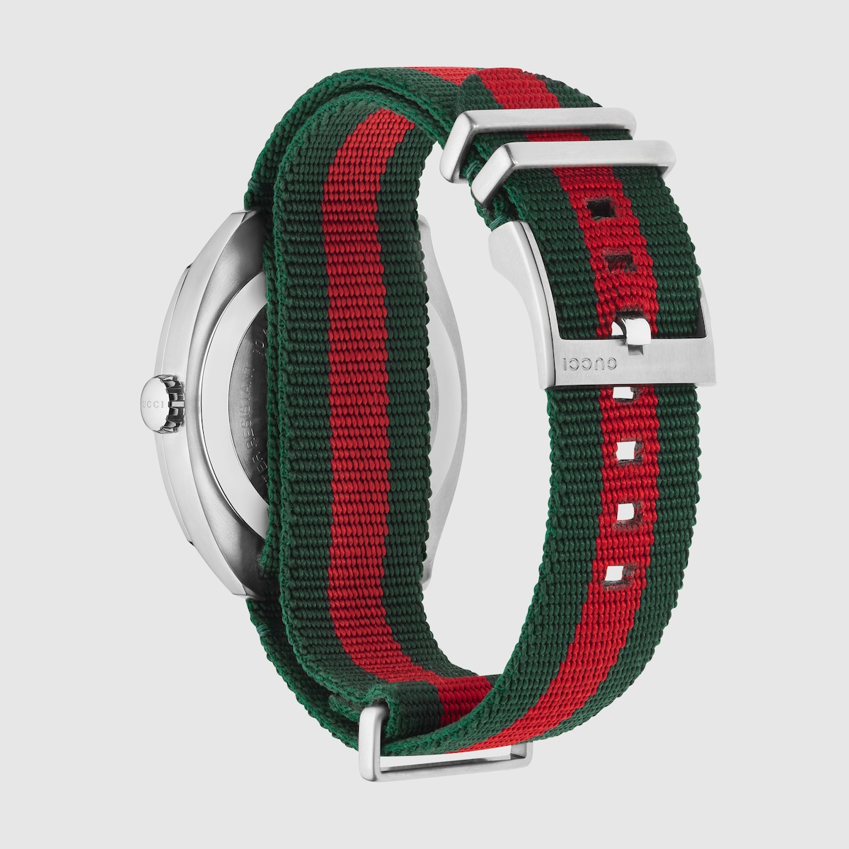 GG2570〕ラージウォッチ（41mm）グリーン/レッド/グリーン