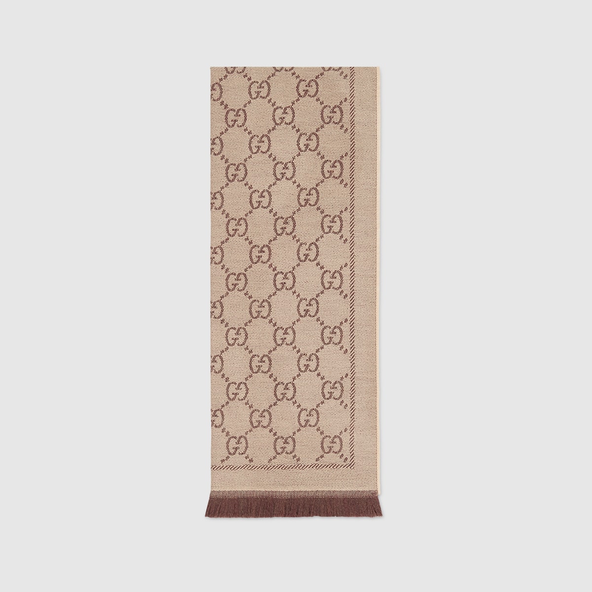 Gucci gg supreme online jacquard scarf